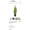 Image 1 : COSTWAY 35.5 INCH ARTIFICIAL PLANT RETAIL $85.42