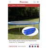 Image 1 : COSTWAY BLUE SAFETY SPRING PAD REPLACEMENT COVER FOR TRAMPOLINE RETAIL $115.95