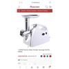 Image 1 : 1200W Electric Meat Grinder Sausage Stuffer Maker