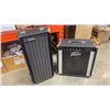 Image 1 : YAMAHA SPEAKER SYSTEM 9 OHM 50 WATT AND PARTS PEAVY PACER AMPLIFIER - SPEAKER WORKS, AMP LIGHTS UP B
