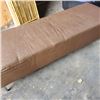 Image 2 : 6' designer leather bench