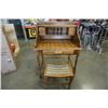Image 1 : VINTAGE ROLLTOP DESK AND STOOL
