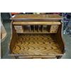 Image 2 : VINTAGE ROLLTOP DESK AND STOOL