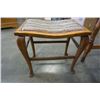 Image 8 : VINTAGE ROLLTOP DESK AND STOOL