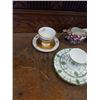 Image 2 : TRAY OF CHINA SADLER CREAM AND SUGAR, GRINDLEY CONDIMENT DISH, ROYAL WINTON GRIMWADES CUP AND SAUCER