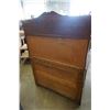 Image 8 : ANTIQUE CARVED ROLLTOP DESK