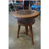 Image 1 : VINTAGE WOOD PIANO STOOL