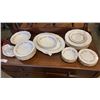Image 1 : 39 PIECES ROYAL ALBERT MINUET CHINA - 8 DINNER PLATES, 8 SIDE PLATES, 8 SOUP BOWLS, 8 FRUIT BOWLS, S