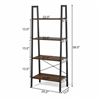 Image 2 : COSTWAY BLACK 4 TIER LADDER SHELF RETAIL $91.94