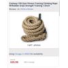 Image 1 : COSTWAY 15FT FITNESS TRAINING CLIMBING ROPE RETAIL $35.99