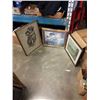 Image 1 : 3 FRAMED PRINTS BOAT SCENE, CHICKEN AND MOTHERS LOVE