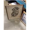 Image 2 : 3 FRAMED PRINTS BOAT SCENE, CHICKEN AND MOTHERS LOVE
