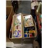 Image 2 : 2 BOXES OF VINTAGE KIDS TOYS