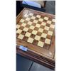 Image 2 : LARGE CHESS BOARD WITH STORAGE AND PIECES