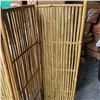 Image 2 : 5' woven 3 panel room divider