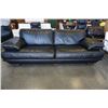 Image 1 : BLACK LEATHER SOFA