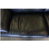 Image 3 : BLACK LEATHER SOFA