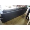 Image 8 : BLACK LEATHER SOFA