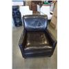 Image 1 : LEATHER LOOK ARMCHAIR