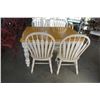 Image 1 : WOOD DINING TABLE WITH 4 CHAIRS