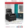 Image 1 : COSTWAY RECLINER SOFA WITH MASSAGE FUNCTION RETAIL $329.95
