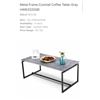 Image 1 : COSTWAY GREY COCKTAIL TABLE RETAIL $72.39