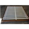 Image 2 : WOOD KINGSIZE PLATFORM BED FRAME