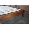 Image 3 : WOOD KINGSIZE PLATFORM BED FRAME