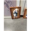 Image 2 : FRAMED EASTERN PAINTING, FRAMED PRINT AND 2 KOREAN FIGURES