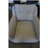 Image 2 : STRUCTUBE MID CENTURY STYLE GREY UPHOLSTERED ARMCHAIR