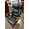 Image 2 : LEATHER LOOK GAS LIFT OFFICE CHAIR