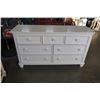 Image 1 : WHITE 7 DRAWER DRESSER