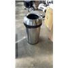 Image 4 : STAINLESS 3FT TALL GARBAGE CAN WITH REMOVABLE LID