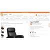 Image 1 : Black with Padded Seat Ergonomic Adjustable Recliner Massage Chair Single Sofa