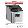 Image 1 : COSTWAY 48LB STAINLESS SELF CLEAN ICE MAKER WITH LCD DISPLAY - RETAIL $349.95