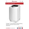 Image 1 : COSTWAY PORTABLE 7.7LB AUTOMATIC LAUNDRY WASHING MACHINE - RETAIL $298.95