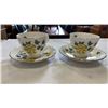 Image 10 : 8 ASSORTED CUPS AND SAUCERS - COLCLOUGH AND ROYAL OSBORNE - 1 MIX MATCH CUP/SAUCER