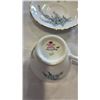 Image 3 : 8 ASSORTED CUPS AND SAUCERS - COLCLOUGH AND ROYAL OSBORNE - 1 MIX MATCH CUP/SAUCER