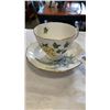 Image 4 : 8 ASSORTED CUPS AND SAUCERS - COLCLOUGH AND ROYAL OSBORNE - 1 MIX MATCH CUP/SAUCER
