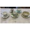 Image 1 : 5 CUPS AND SAUCERS-ANSLEY (2), ROYAL ALBERT, SHELLEY AND PARAGON