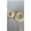 Image 9 : 4 BELLEEK IRELAND CHINA NEPTUNE SHELL FEET CUPS AND SAUCERS, AND TOY SHELL CREAM AND SUGAR