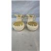 Image 1 : 2 SETS OF BELLEEK IRELAND CHINA LILY CREAM AND SUGARS