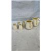 Image 1 : 2 BELLEEK IRELAND CHINA LIFFORD DOUBLE SPOUT CREAMERA AND 4 BUD VASES