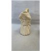 Image 2 : BELLEEK IRELAND CHINA UNDINE MAIDEN KNEELING CREAMER, 3 VASES, AND LIDDED DISH