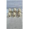 Image 1 : 6 BELLEEK IRELAND CHINA HOLLAND PIGS