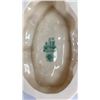 Image 8 : BELLEEK IRELAND CHINA ROW BOAT CANDY DISH, SEAHORSE FIGURE, AND DOG FIGURE