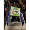 Image 1 : TOTE OF XBOX 360 CONTROLLERS AND ACCESSORIES