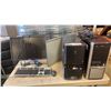 Image 1 : 2 COMPUTERS, MONITOR, KEYBOARD AND MOUSE