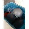 Image 2 : TOTE OF NEW HARD HATS AND HIGH VIS GEAR