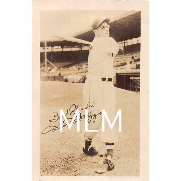 Best Wishes Dom Dimaggio Boston Red Sox Baseball Player Photo Postcard